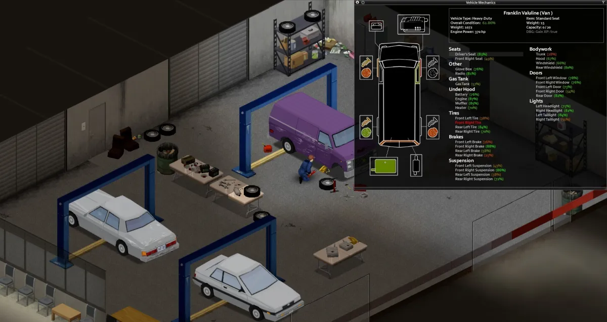 Project Zomboid Build 42 official gameplay screenshot