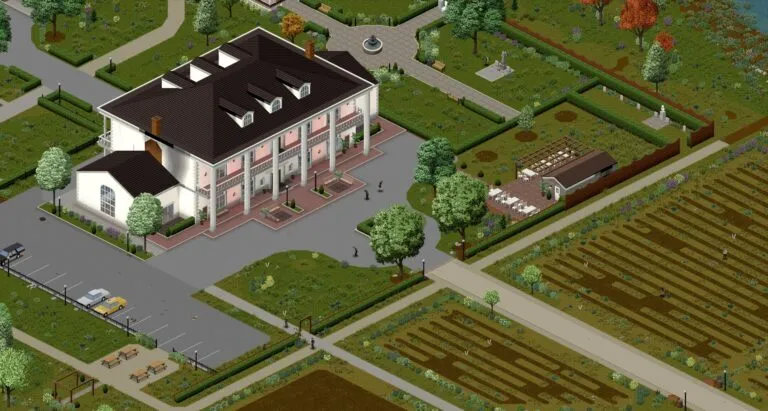 Project Zomboid Build 42 — official screenshot of the reworked Knox Country