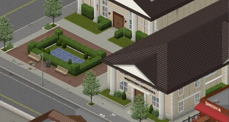 Project Zomboid Build 42 — official screenshot of new 42.20 locations